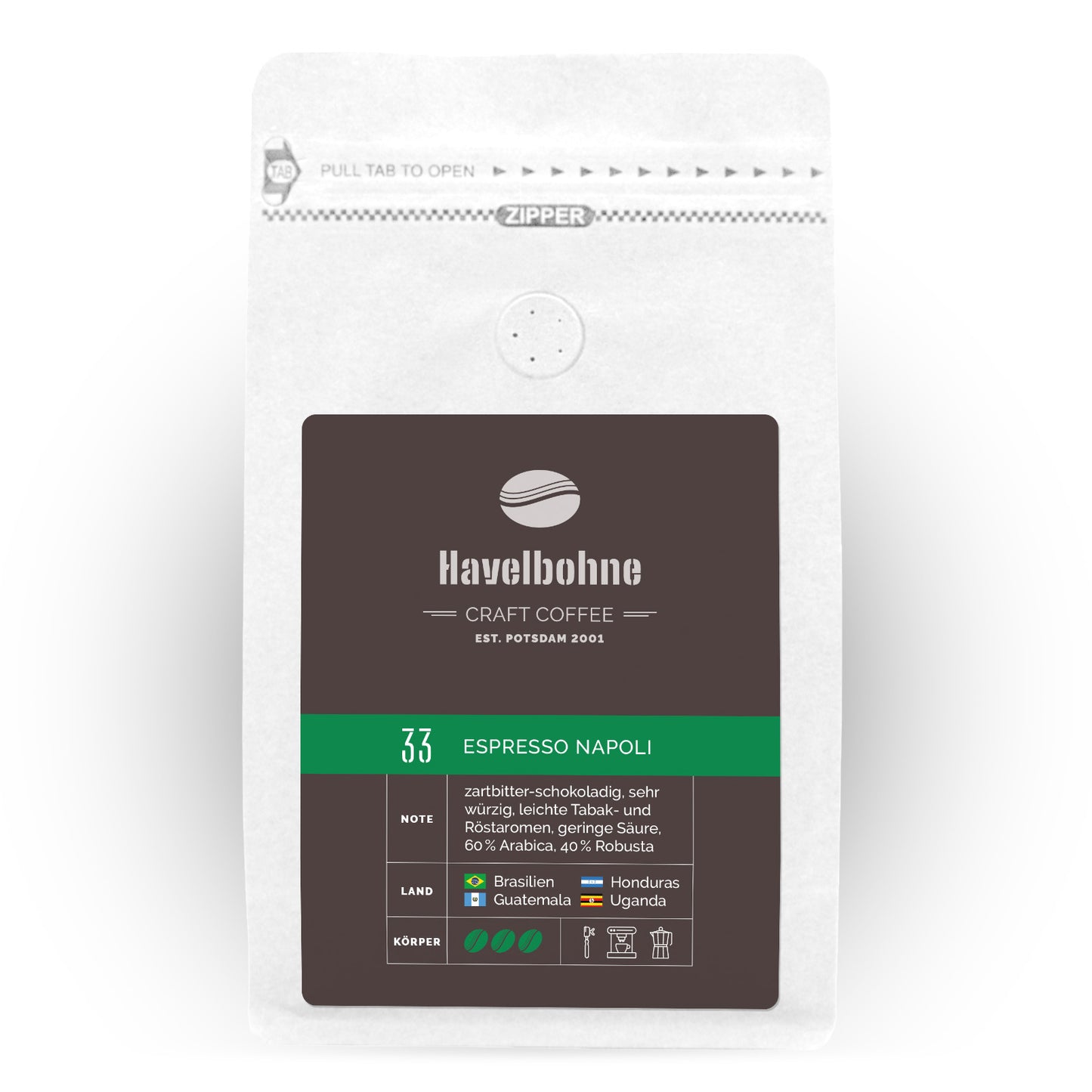 Espresso Napoli Espresso Blend von Havelbohne