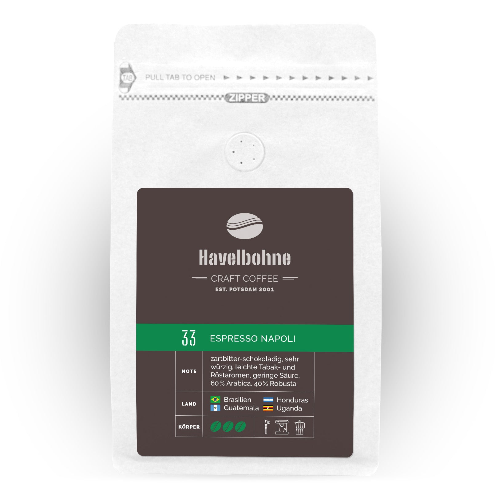 Espresso Napoli Espresso Blend von Havelbohne