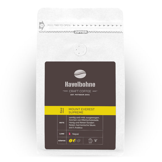 Mount Everest Supreme Kaffee aus Nepal von Havelbohne – 100 % Arabica